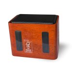 Wooden bluetooth speaker with wireless charging pad - Image 6