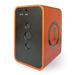 Wooden bluetooth speaker with wireless charging pad - Image 7